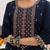 Floral Embroidered Thread Work Kurta & Trousers With Dupatta