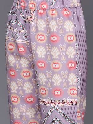 Ethnic Motifs Printed Regular Kurta with Trousers 4