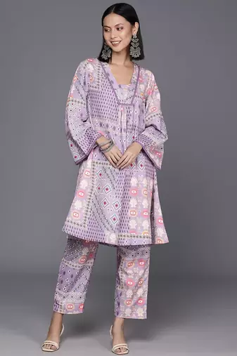 Ethnic Motifs Printed Regular Kurta with Trousers