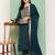 Women Floral Yoke Design Regular Kurta with Trousers & With Dupatta