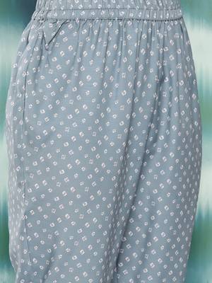 Women Bandhani Printed Regular Sequinned Kurta with Trousers & With Dupatta 6