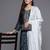 Yoke Design Chanderi Silk Kurta with Trousers & Dupatta