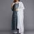 Yoke Design Chanderi Silk Kurta with Trousers & Dupatta