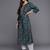 Yoke Design Chanderi Silk Kurta with Trousers & Dupatta