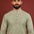 Pista color beautiful kurta payjama for handsome men's looks