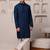 Blue color smart and ethnic cotton blend designer kurta payjama