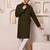 Mahendi color smart and ethnic cotton blend designer kurta payjama