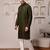 Mahendi color smart and ethnic cotton blend designer kurta payjama