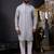 Grey color smart and ethnic cotton blend designer kurta payjama