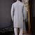 Grey color smart and ethnic cotton blend designer kurta payjama