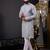 Grey color smart and ethnic cotton blend designer kurta payjama