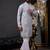 Grey color smart and ethnic cotton blend designer kurta payjama