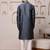 Grey color graceful ethnic kurta payjama for men's festive looks