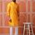 Yellow color graceful ethnic kurta payjama for men's festive looks