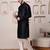 Black color graceful ethnic kurta payjama for men's festive looks