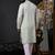 Mint green color graceful ethnic kurta payjama for men's festive looks