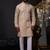Brown color graceful ethnic kurta payjama for men's festive looks