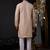 Brown color graceful ethnic kurta payjama for men's festive looks