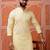 Yellow color graceful ethnic kurta payjama for men's festive looks