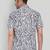 Black color smart cotton blended  designer printed graceful casual shirt