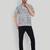 Black color smart cotton blended  designer printed graceful casual shirt