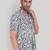 Black color smart cotton blended  designer printed graceful casual shirt