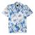 Blue color smart cotton blended  designer printed graceful casual shirt
