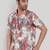 Orange color smart cotton blended  designer printed graceful casual shirt