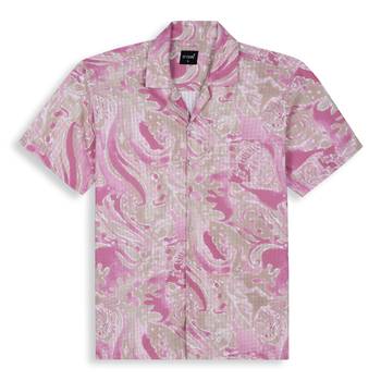 Pink color smart cotton blended  designer printed graceful casual shirt 5