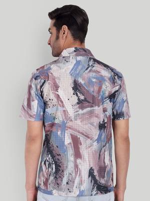 Multy color smart cotton blended  designer printed graceful casual shirt 2