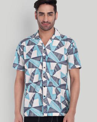 Multy color smart cotton blended  designer printed graceful casual shirt 1