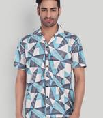 Multy color smart cotton blended  designer printed graceful casual shirt