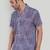 Blue color smart cotton blended  designer printed graceful casual shirt