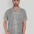 Olive green color smart cotton blended  designer printed graceful casual shirt