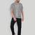 Olive green color smart cotton blended  designer printed graceful casual shirt