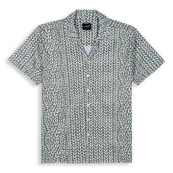 Olive green color smart cotton blended  designer printed graceful casual shirt 5