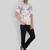 Beige color smart cotton blended  designer printed graceful casual shirt