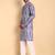 Purple color beautiful printed smart ceremonial kurta payjama