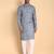 Blue color beautiful printed smart ceremonial kurta payjama