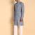 Blue color beautiful printed smart ceremonial kurta payjama
