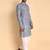 Blue color beautiful printed smart ceremonial kurta payjama