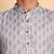 Grey color beautiful printed smart ceremonial kurta payjama