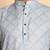 Blue color beautiful printed smart ceremonial kurta payjama