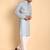 Blue color beautiful printed smart ceremonial kurta payjama