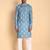 Blue color beautiful printed smart ceremonial kurta payjama