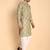 Green color beautiful printed smart ceremonial kurta payjama