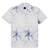 White color smart printed casual shirt for men