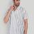 Grey color smart printed casual shirt for men