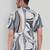 Beige color smart printed casual shirt for men