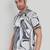 Beige color smart printed casual shirt for men
